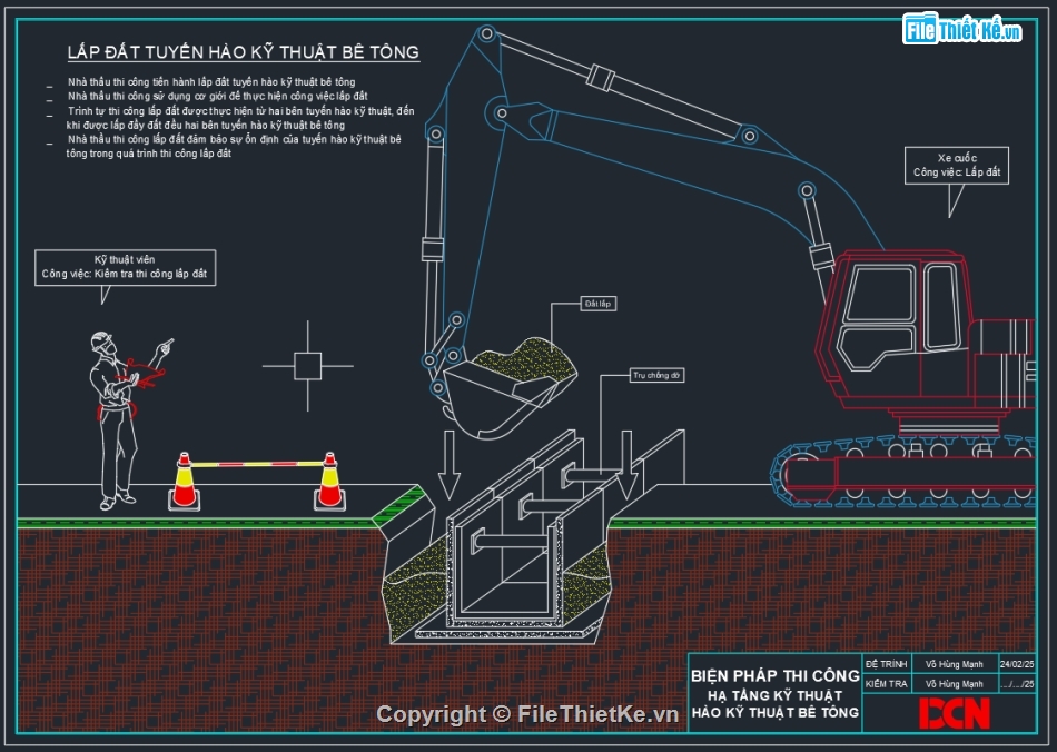 biện pháp thi công cống tròn bê tông construction,CONSTRUCTION METHODS,Biện pháp thi công hào kỹ thuật,Biện pháp thi công hạ tầng kỹ thuật,biện pháp thi công khoan robot hdd,bản vẽ DCN