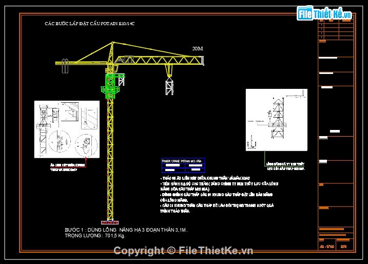 Biện pháp thi công,cẩu,tháp