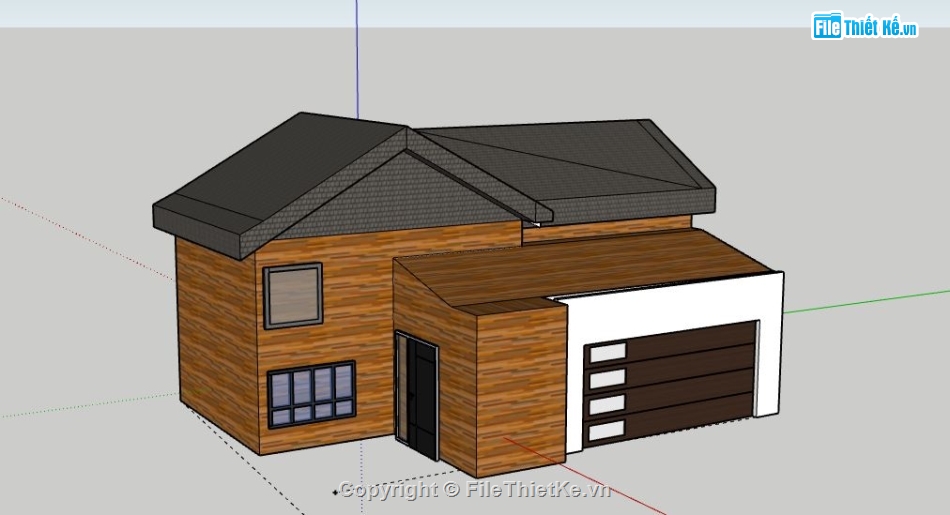 Biệt thự 1 tầng,model su biệt thự 1 tầng,biệt thự 1 tầng sketchup,sketchup biệt thự 1 tầng,biệt thự 1 tầng file su