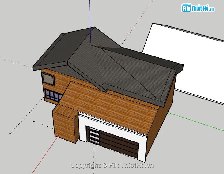 Biệt thự 1 tầng,model su biệt thự 1 tầng,biệt thự 1 tầng sketchup,sketchup biệt thự 1 tầng,biệt thự 1 tầng file su