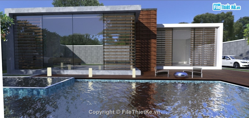 file su biệt thự,file sketchup biệt thự,model su biệt thự