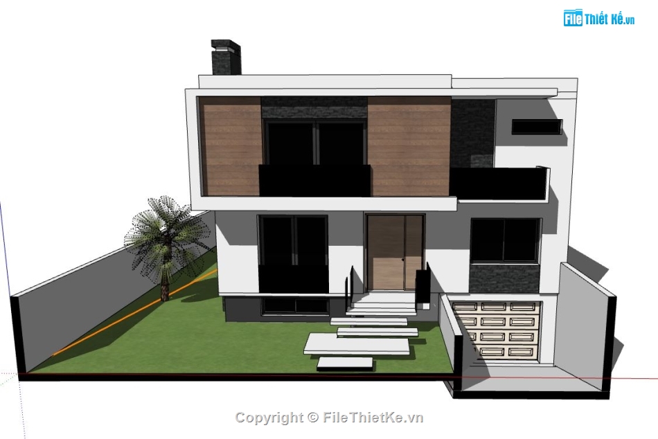 biệt thự 2 tầng,file sketchup biệt thự 2 tầng,file su biệt thự 2 tầng,biệt thự 2 tầng file su,sketchup biệt thự 2 tầng