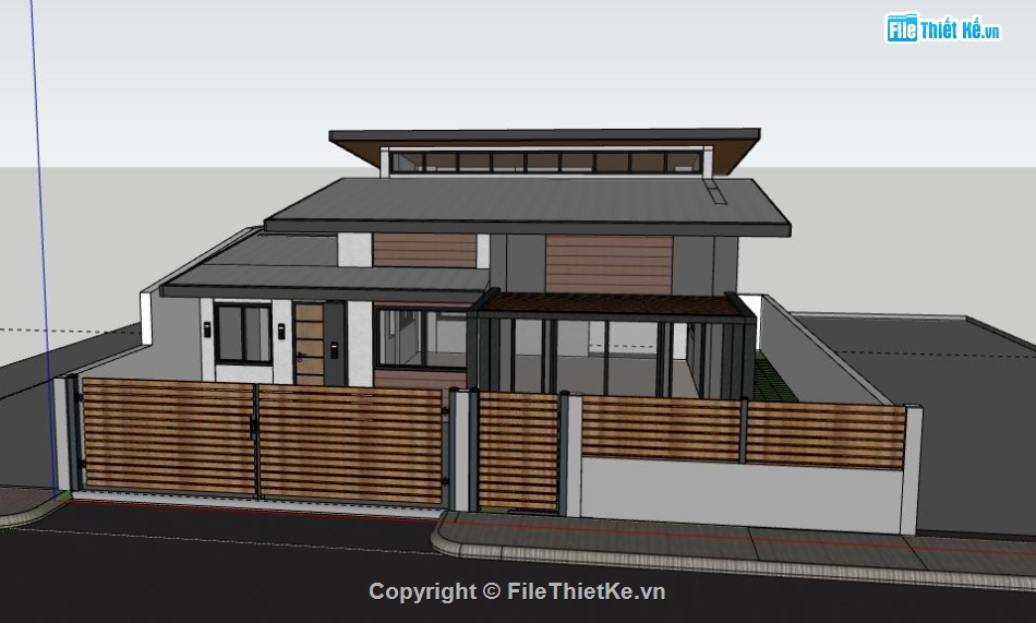 Biệt thự 2 tầng,model su biệt thự 2 tầng,mẫu biệt thự 2 tầng sketchup,file su biệt thự 2 tầng,biệt thự 2 tầng model su