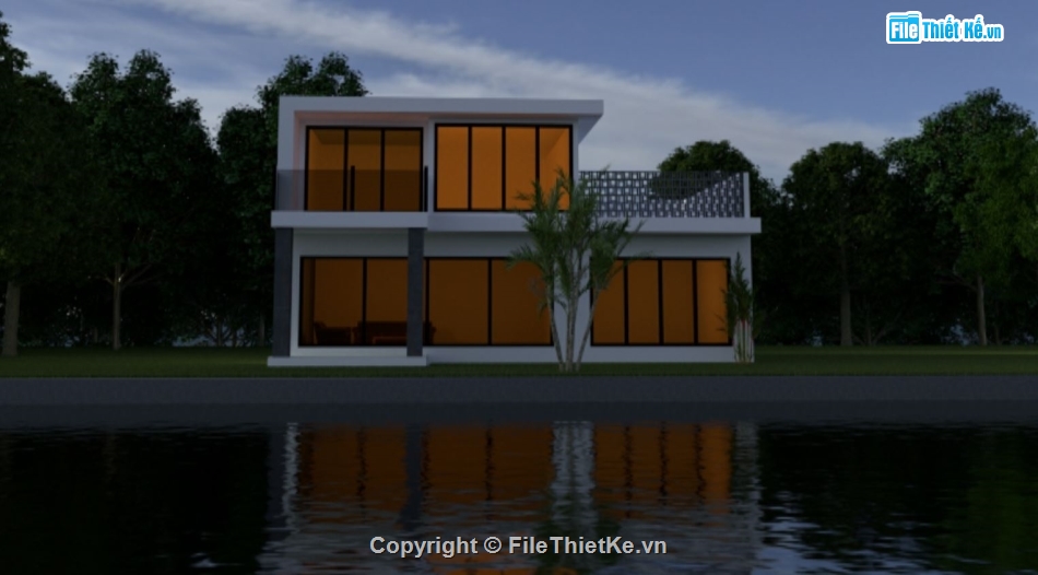 Biệt thự 2 tầng,model su biệt thự 2 tầng,biệt thự 2 tầng file su,file sketchup biệt thự 2 tầng,biệt thự 2 tầng sketchup