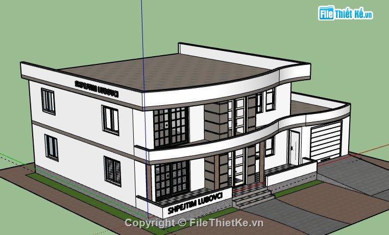 Biệt thự 2 tầng,model su biệt thự 2 tầng,biệt thự 2 tầng file su,sketchup biệt thự 2 tầng,biệt thự 2 tầng file sketchup