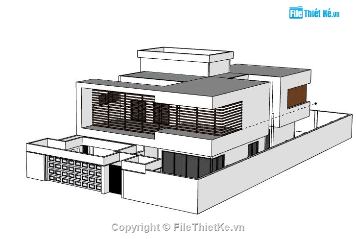 Biệt thự 2 tầng,model su biệt thự 2 tầng,file su biệt thự 2 tầng