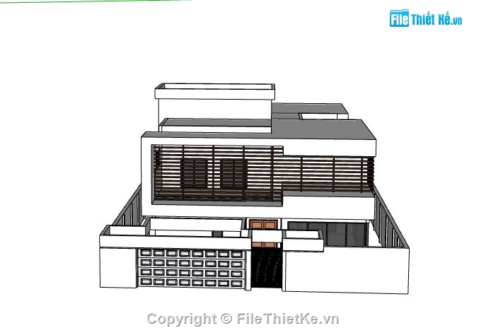 Biệt thự 2 tầng,model su biệt thự 2 tầng,file su biệt thự 2 tầng