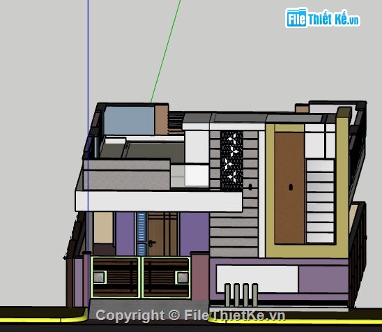 Biệt thự 2 tầng,model su biệt thự 2 tầng,biệt thự 2 tầng model su