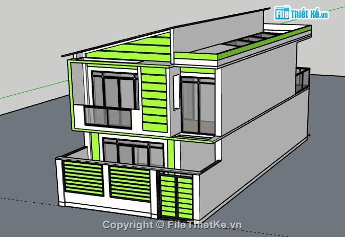 Biệt thự 3 tầng,file su biệt thự 3 tầng,biệt thự 3 tầng model su,sketchup biệt thự 3 tầng,biệt thự 3 tầng sketchup