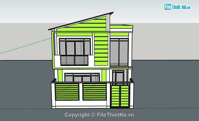 Biệt thự 3 tầng,file su biệt thự 3 tầng,biệt thự 3 tầng model su,sketchup biệt thự 3 tầng,biệt thự 3 tầng sketchup