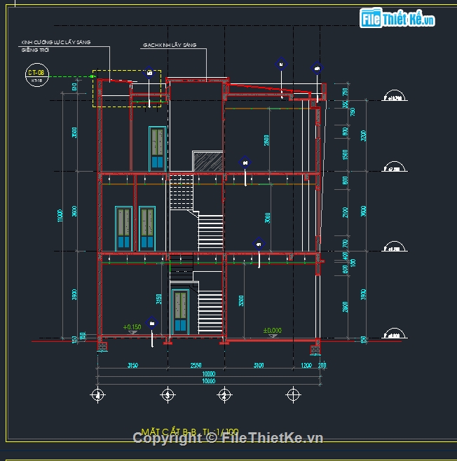 Biệt thự 3 tầng 9x10m,file cad thiết kế nhà biệt thự,phối cảnh biệt thự 3 tầng