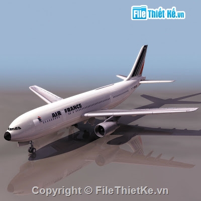 Mô hình máy bay 3D chân thật như thật, bạn sẽ không muốn bỏ qua bất kỳ chi tiết nào trên model.
