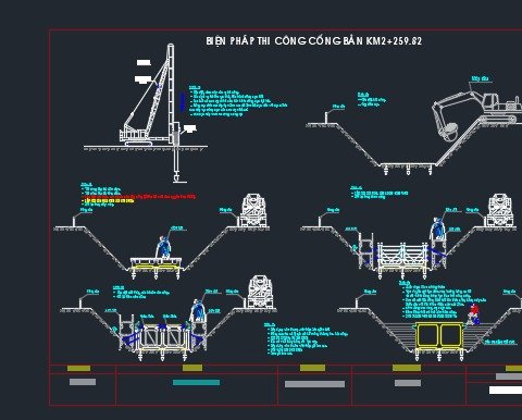 BPTC đường full,Xử lý nền đất yếu,BPTC cầu dầm bản Biện pháp thi công đường full