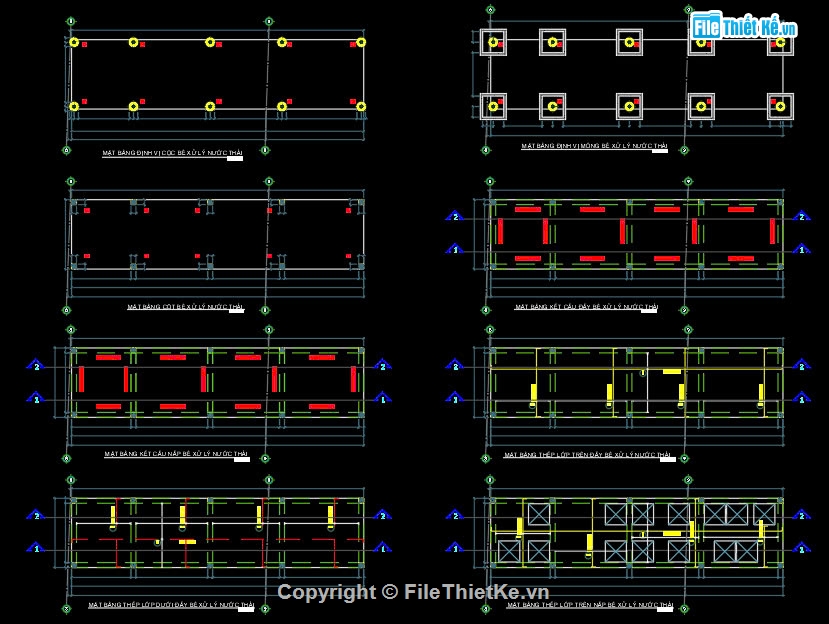 bể nước,bể chứa,BPTC,shopdrawing thép