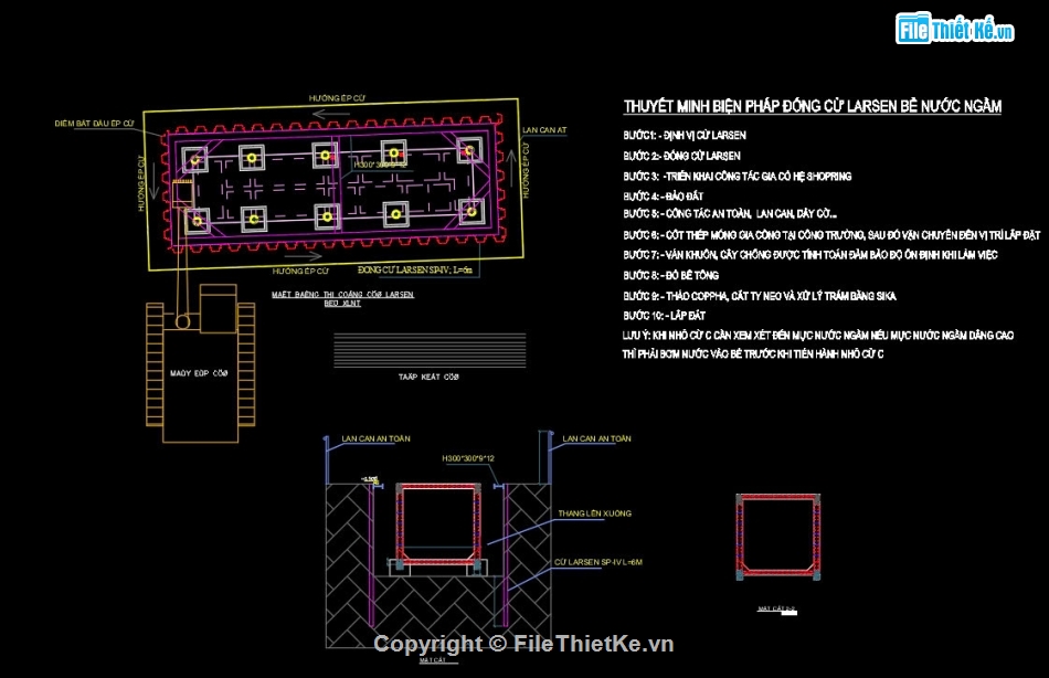 bể nước,bể chứa,BPTC,shopdrawing thép