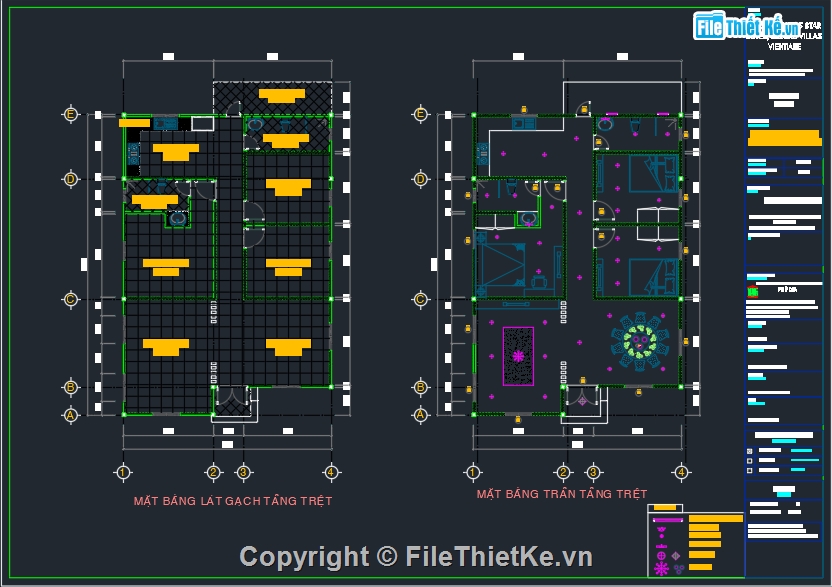 Bản vẽ nhà vườn,Các mẫu bản vẽ nhà vườn đẹp,Bản vẽ nhà vườn 9x13m đẹp