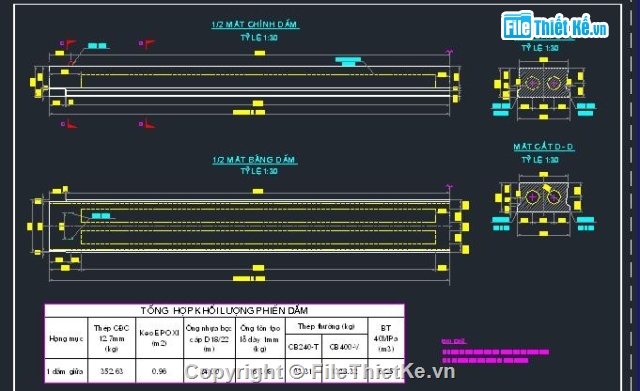 dầm bản 15m,dầm bản lỗ rỗng,bản vẽ dầm bản,dầm bản rỗng,dầm 15 m,dầm bản rỗng 24m