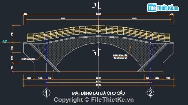 cầu vòm ốp đá,cầu công viên,cầu đi bộ,cầu vòm BTCT,cầu đá