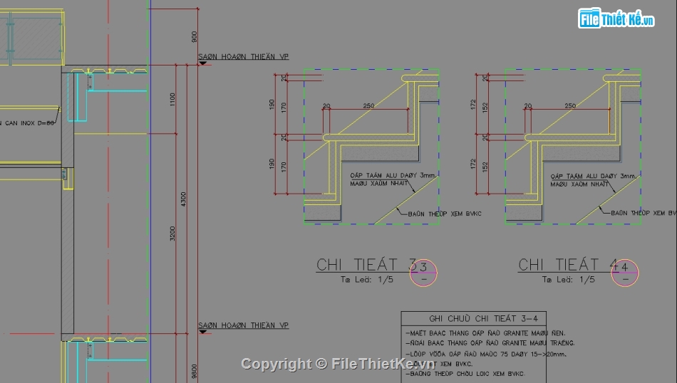 Chi tiết thang,Chi tiết cầu thang,cad cầu thang,cầu thang bộ