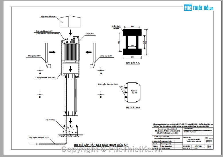 trạm điện,thiết kế trạm biến áp,thiết kế trạm điện,trạm biến áp điện,Chi tiết tủ,tủ điện
