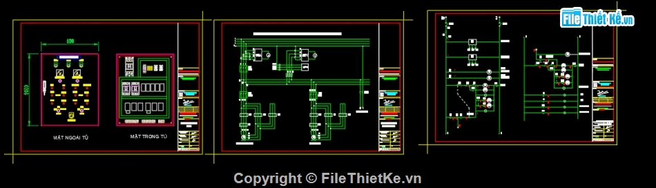 Chi tiết tủ,mạch điện,tủ điện,chi tiết tủ điện