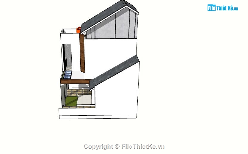 mẫu nhà 2 tầng,thiết kế nhà 2 tầng,phối cảnh nhà 2 tầng,file su nhà 2 tầng