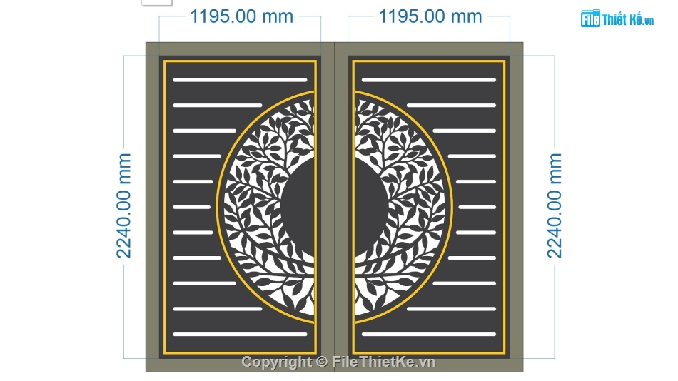 CNC cổng 2 cánh đẹp,cổng 2 cánh CNC đẹp,cổng đẹp 2 cánh CNC,file cnc cổng 2 cánh