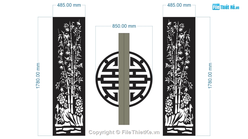 cổng chữ thọ trúc,file cnc cổng trúc chữ thọ,mẫu cnc cổng trúc chữ thọ