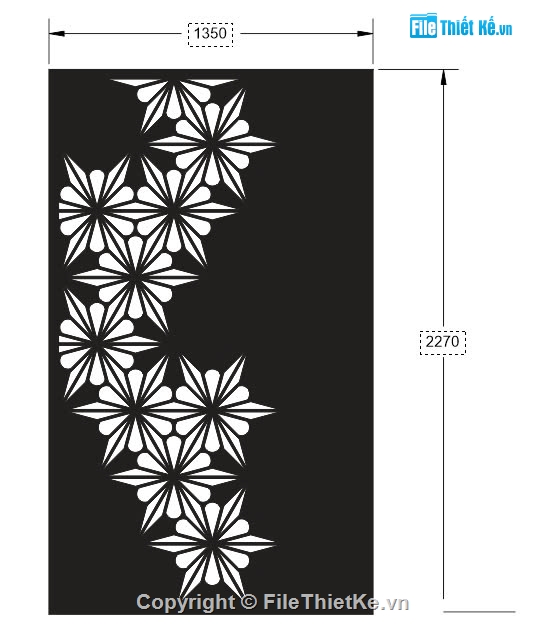 cổng hoa cúc,file cnc cổng hoa,mẫu cnc cổng hoa