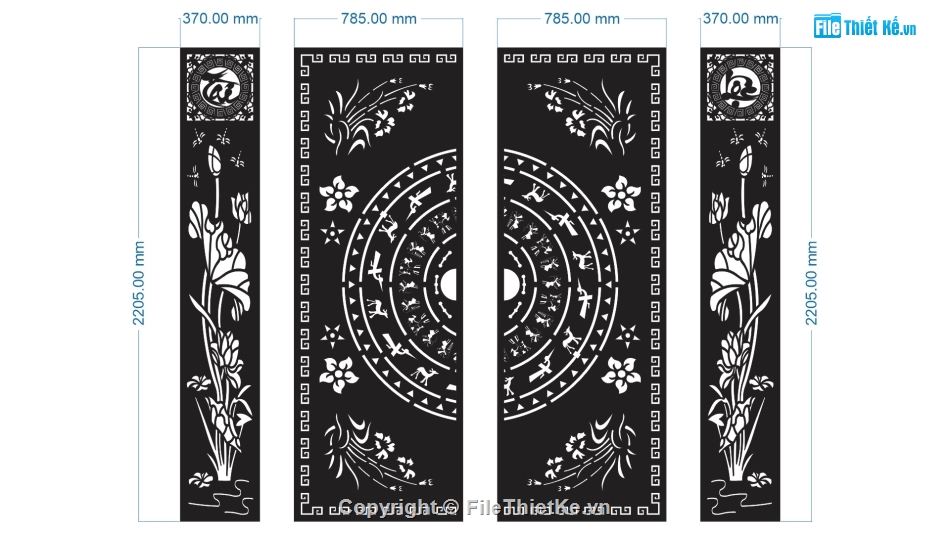 cổng sen tài lộc,cnc cổng sen tài lộc,mẫu cổng sen tài lộc