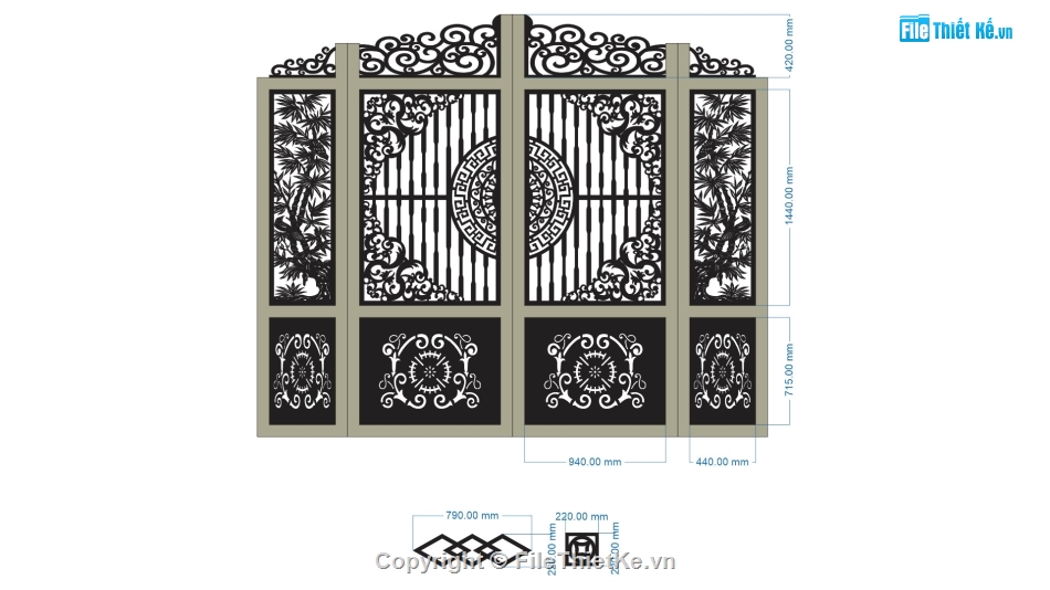 cổng trúc cnc,file cnc cổng trúc,mẫu cnc cổng trúc