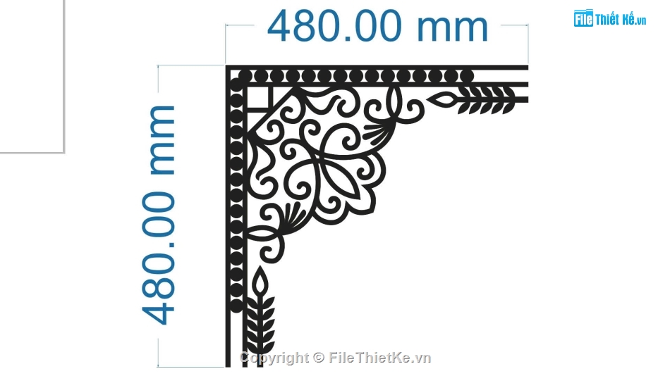 mái kính,hoa góc mái kính,file cnc hoa góc mái kính