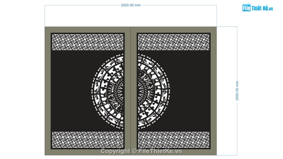 cổng 2 cánh,file cổng 2 cánh,mẫu cổng 2 cánh