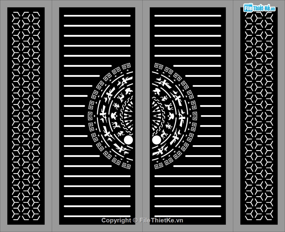 CNC cổng 4 cánh,CNC mẫu cổng 4 cánh,mẫu cổng 4 cánh