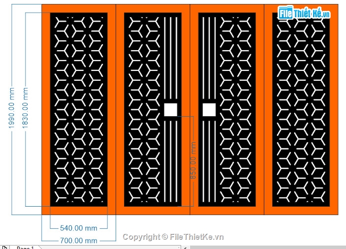 mẫu cổng,cổng 4 cánh,file cổng 4 cánh,cnc cổng 4 cánh