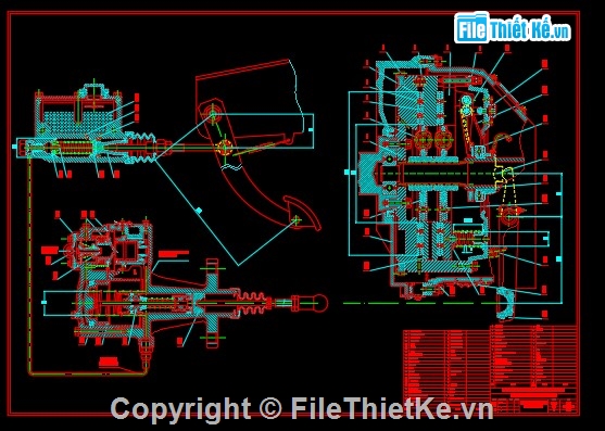 Đồ án,thiết kế cad ô tô,cad chi tiết,thiết kế chi tiết