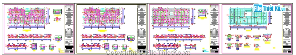 nhà cao 10 tầng,file cad nhà 10 tầng,đồ án nhà 10 tầng