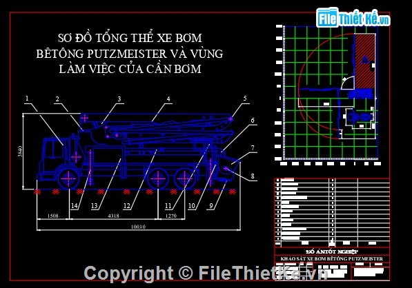 Đồ án,bơm bê tông,xe bơm bê tông,thuyết minh,cad xe,y te