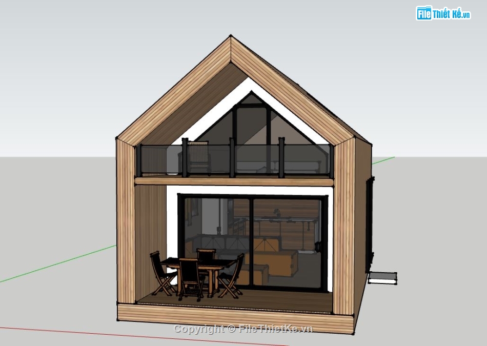 Home stay nghỉ dưỡng,file sketchup home stay,home stay file su,model su home stay,sketchup home stay