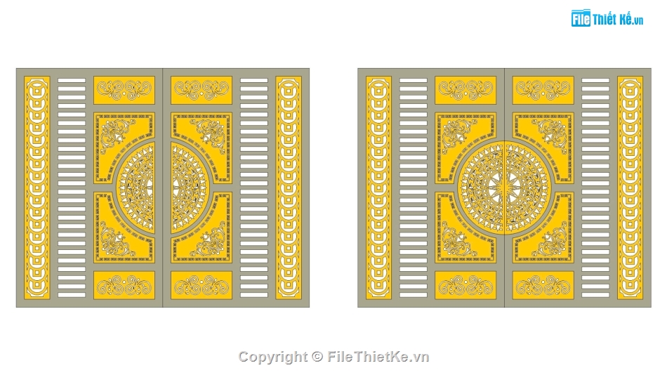 mẫu cổng 2 cánh,file cnc cổng 2 cánh,file mẫu cổng 2 cánh