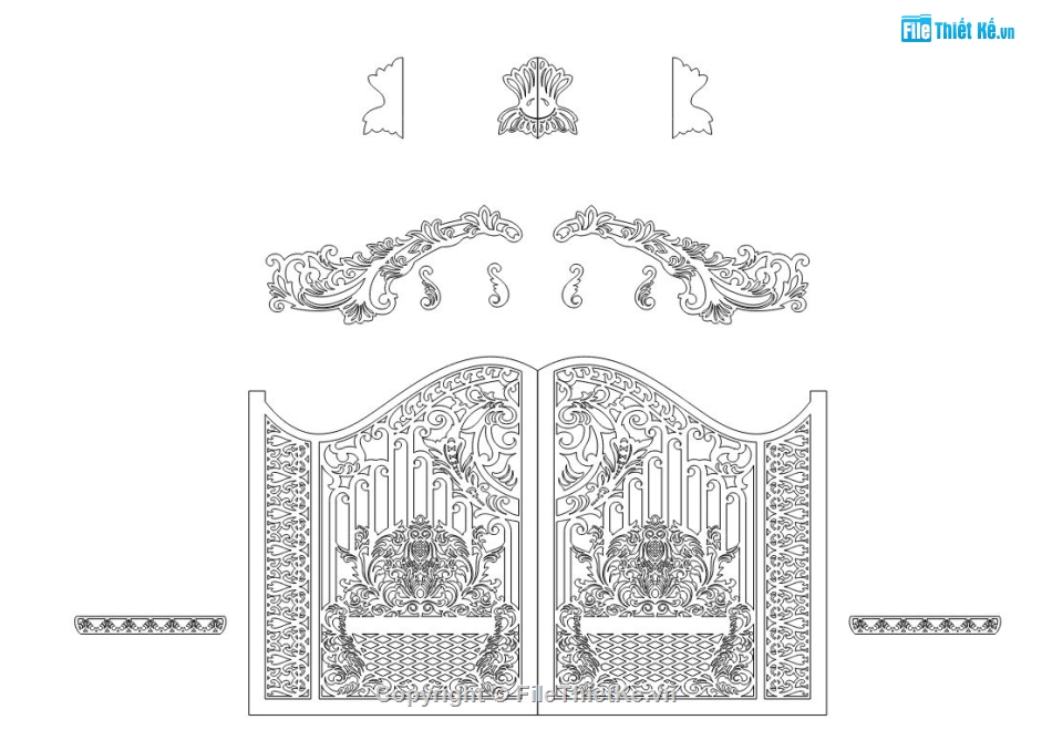 cổng cắt cnc 2 cánh,file cổng 2 cánh cnc đẹp,bộ cổng 2 cánh đẹp,cnc cổng 2 cánh hiện đại