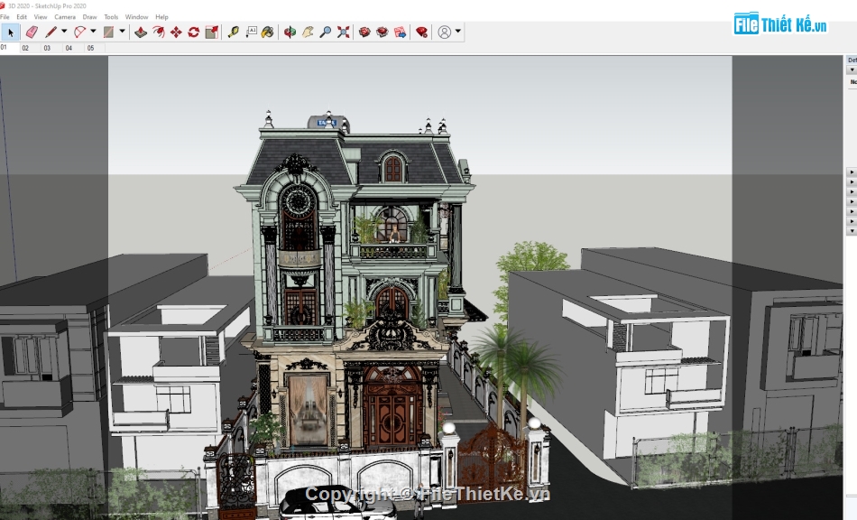 biệt thự 4 tầng,model su biệt thự 4 tầng,file sketchup biệt thự 4 tầng,biệt thự 4 tầng model su,sketchup biệt thự 4 tầng