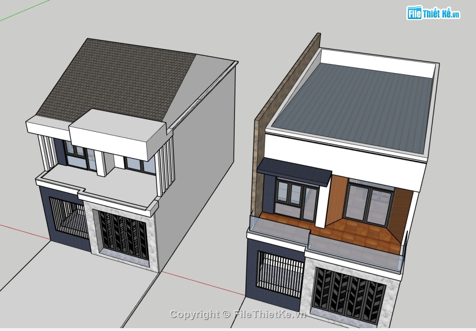 nhà phố 2 tầng,file su nhà phố 2 tầng,model su nhà phố 2 tầng,file sketchup nhà phố 2 tầng,model sketchup nhà phố 2 tầng