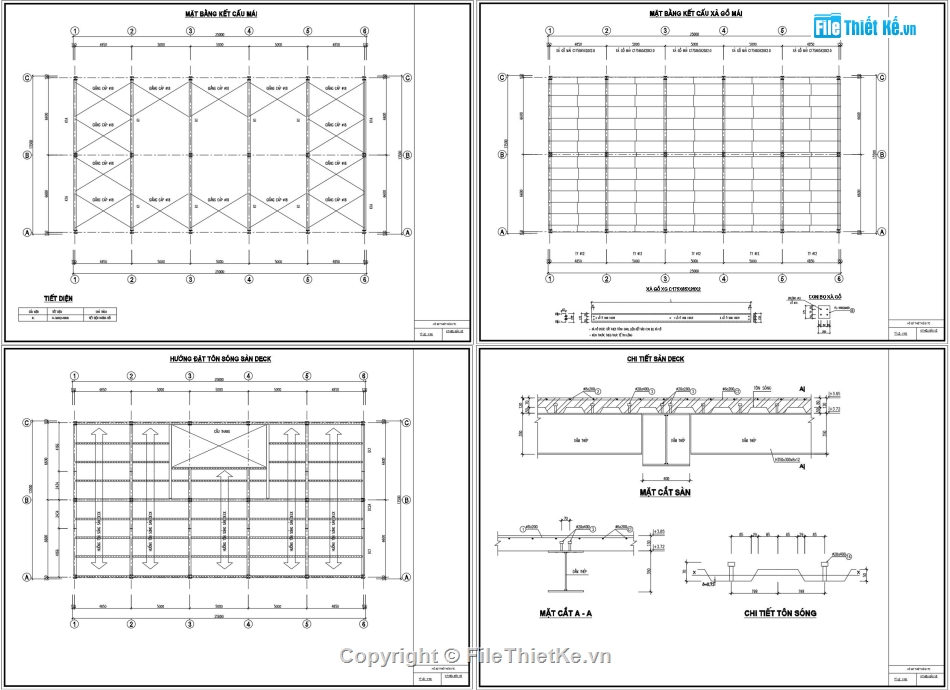 Nhà xưởng khung thép 2 tầng,Nhà xưởng sàn deck,kết cấu khung thép nhà xưởng,Kết cấu nhà kho sàn deck,bản vẽ kết cấu nhà xưởng 2 tầng,File kết cấu khung xưởng 2 tầng