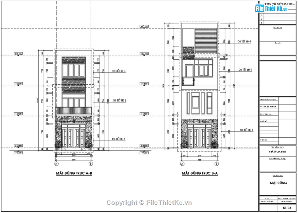 bản vẽ nhà 4 tầng hiện đại,Bản vẽ nhà ống 4 tầng,Nhà 2 mặt trước sau,bản vẽ nhà phố 4 tầng