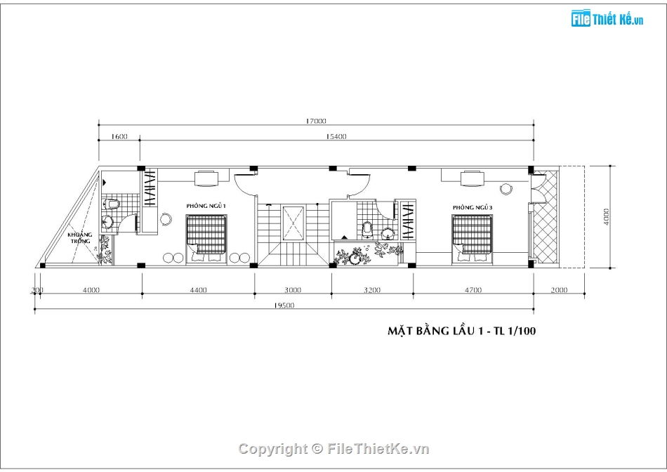 nhà phố 4x17m,Bản vẽ kiến trúc nhà phố,Thiết kế nhà ống hiện đại,Thiết trúc nhà phố 5 tầng,Mẫu nhà phố hiện đại,Nhà ống 4x17m