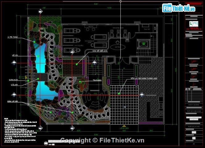 cảnh quan sân vườn,cad cảnh quan sân vườn,bản vẽ cad cảnh quan sân vườn,file cad bản vẽ sân vườn