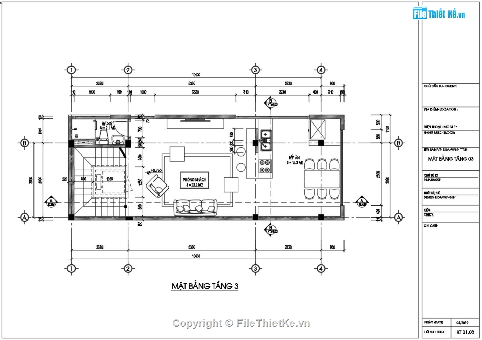 nhà phố 2 mặt tiền3.09x10.4m,thiết kế nhà phố 5 tầng file cad,Thiết kế autocad nhà 5 tầng,Kiến trúc nhà lô góc 5 tầng,file cad nhà ở kết hợp kinh doanh