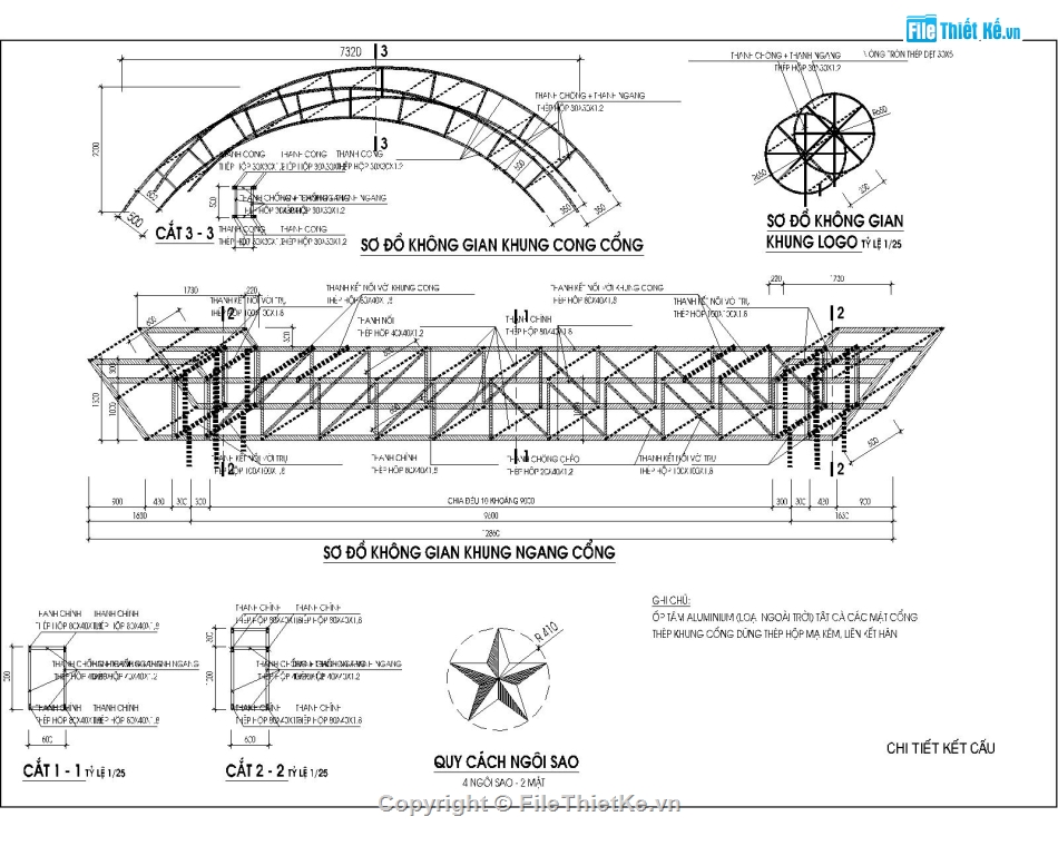 file autocad cổng chào,bản vẽ cổng chào qua đường,bản vẽ cổng chào nông thôn mới