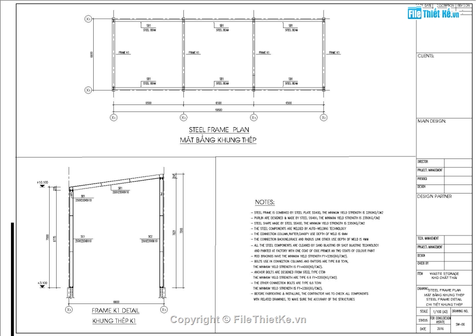 Kết cấu nhà kho thép mái tôn,Kết cáu khung tiền chế 7m,File Autocad kết cấu nhà để xe,Kết cấu nhà xe 7x20m,bản vẽ nhà kho khung thép,Kết cấu nhà xe khung kèo mái tôn